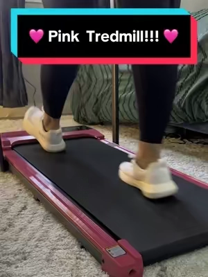 PINK WALKING PAD! 🩷🩷🩷 For all my girlies wanting to start there fitness journey!! 🔥 #tredmill #walkingpad #pink #walkingpadathome #workout #walking #homeworkout #homegym #workoutfromhome #cardio #cardioworkout #exercise #pinktreadmill #tiktokshop #ttshop 