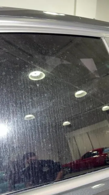 Water spots? GONE. Like they were never there 😤💧 #ChemicalGuysMagic #heavyduty #heavydutywaterspotremover #waterspotremover #waterspotremovergel #waterspots #cardetailing #shinypaint #howto #cleantok #cardetailing #carcare #chemicalguys #carcleaningproducts