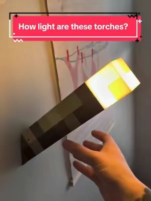 Replying to @it’s ya boy, Dakota these torches that are able to hang right to my wall or actually pretty light! I’d say they’re around a quarter of a pound, they pretty much feel like I’m holding nothing in my hand! They even include free shipping as well!  #m#Minecraftm#minecrafttorchf#fypm#minecraftmemesm#minecraftbuildingg#gamerg#gamingt#tiktokshopcreatorpicksd#dealsforyoudayst#tiktokshopmemorialdayt#tiktokshopspringsaled#dealsforyoudayst#tiktokshopsummerturnupt#tiktokshopblackfridayt#tiktokshopcybermondayt#tiktokshopholidayhaul