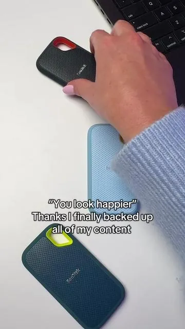 No better feeling 👏 #Sandisk #SSD #storagehacks 