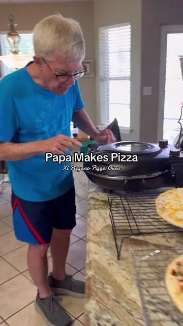 We prefer homemade, but when in a pinch this makes a frozen pizza 10000% better! 🍕 You have to thaw it first #piezano #pizzaoven #pizza #pizzalover #kitchengadgets 