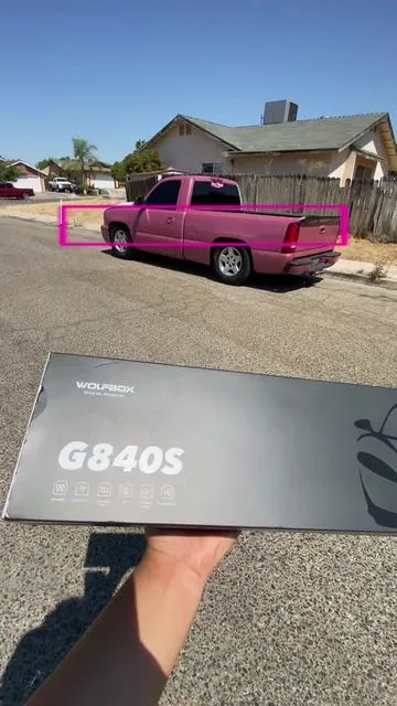 IM OBSESSED 😍😍 iPhone camera doesn’t do it justice #fyp #trucksoftiktok #girlswithtrucks #pinktruck #tiktokshop #wolfboxdashcam #CapCut 