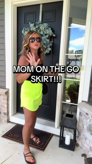 This athletic skirt is your new go-to for workouts or weekend errands! It’s high-waisted with a stretchy waistband for the perfect fit, plus built-in shorts for full coverage and comfort. The fabric is lightweight, breathable, and quick-drying — ideal for hot days or sweaty workouts. And with so many cute colors to choose from, you’ll want more than one! @Pinspark Shop  #skirt #skort #athleticwear #skirts #skirtoutfits 