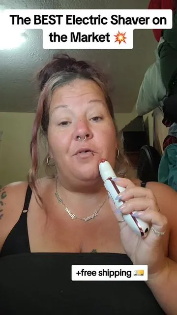 A razor you can shave your entire body with wet or dry #backtoschool #electricrazor 