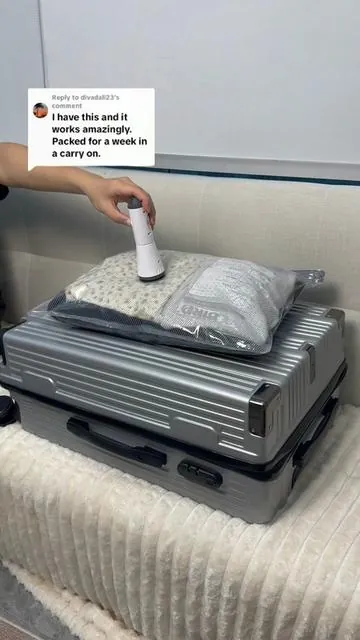 I fit 2 weeks’ worth of clothes in my carry-on 😳🧳 #TravelHacks #PackingTips #LuggageHack #TravelEssentials   #SpaceSaver #TravelWithMe #WhatToPack #TravelSmart   #CarryOnOnly #PackLikeAPro 
