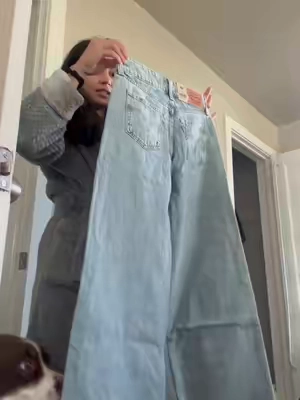 Not a fan of low waisted till I tried these low waisted jeans  #lowwaisted, #fashiontrends, #styleinspo, #jeans #jeanstryon 