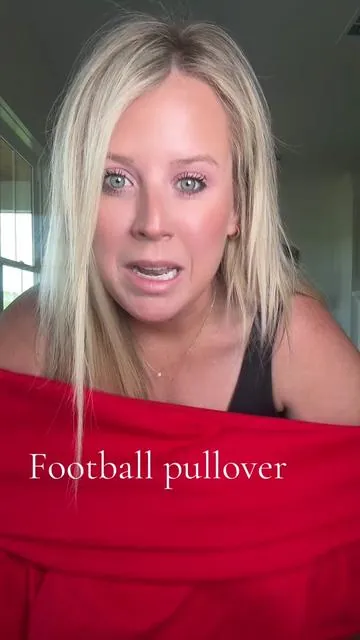 This football pullover is a must have! #footballtiktok #football #pullover #collegefootball #footballseason 