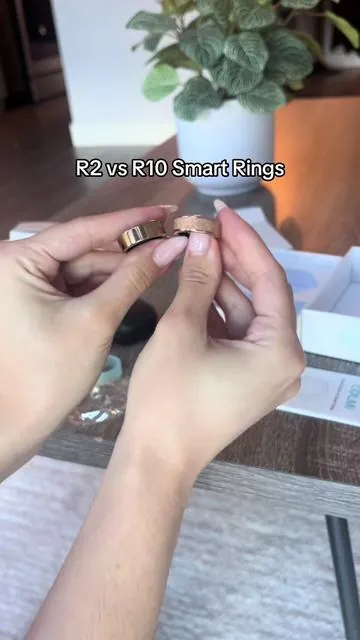 excited to have found a smart ring that tracks temperature too!! #smartring #fitnessring #steptracker #sleeptracker 