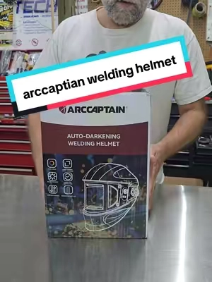 unboxing the just released auto darkening welding helmet from arccaptian  #weld #welding #welder #weldernation #mig #migwelder #autodarkening #helmet #weldinghelmet #weldinghood #arccaptain #fabrication #DIY #unboxing #unboxingvideo @ARCCAPTAIN 