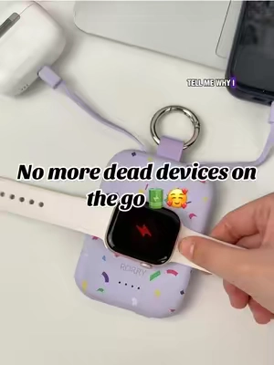 No more dead devices on the go！on sale today！#TikTokshopbacktoschool #iphonecharger #3in1charger #fyp #Summer #portablecharger #rorry #rorrycharger #powerbankcharger #powerbankviral #iphonehack #tiktokshop #traveltips #iphone #powerbank #foryou 
