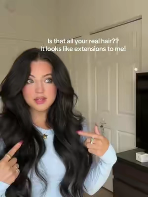 Me every time I explain my hair routine and they still swear it’s extensions 😩 products in my showcase on my page!! 🫶🏻 🧬 IR Clinical = growth + density 💧 Rejuveniqe Oil = shine + strength One serum. One oil. That’s it 😭 #NoExtensions #HairTok #HealthyHairJourney #HairTransformation #ThickHairVibes #hairgrowth #longhair 