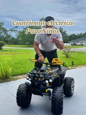 Cuatrimoto eléctrica para niños #cuatrimotos #cuatrimoto #giftforkids #forkids #toysforkids #aosom @Aosom 