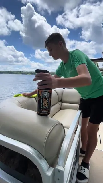 🚤✨ Boat owners, meet your new secret weapon! Boat Juice Interior Vinyl Cleaner + Ceramic UV Protectant isn’t just a cleaner – it’s a total game-changer for your boat’s seats, vinyl, and interior surfaces. 🛥️ Deep cleans, adds ceramic protection, and leaves behind a long-lasting UV shield to keep your boat looking brand new all season! Bonus: it smells like a dreamsicle! 🍊🍦 ✅ Removes dirt, grime & sunscreen buildup fast ✅ Restores & protects marine vinyl, dashboards & interior plastic ✅ Ceramic UV protection to prevent cracking & fading ✅ Perfect for fishing boats, ski boats, pontoons & wake boats 🌊 Boat detailing made simple. Spray. Wipe. Shine. #BoatJuice #BoatDetailing #BoatCare #MarineVinylCleaner #CeramicUVProtectant  Boat Juice Interior Vinyl Cleaner + Ceramic UV Protectant (32oz) Keep your boat’s interior looking showroom fresh with Boat Juice Interior. This all-in-one marine vinyl cleaner removes dirt, grime, mold, and sunscreen buildup while leaving behind a protective ceramic coating that blocks harmful UV rays. Designed for all marine vinyl, plastic, and dashboards, it restores color, prevents cracking, and protects your investment. The easy spray-and-wipe formula is perfect for every boat owner who wants professional detailing results without the hassle. Smells like a creamsicle for a fresh, clean vibe every time you open the cabin.  bass boats 	•	pontoon boats 	•	ski boats 	•	wake boats 	•	jet boats 	•	deck boats 	•	center console boats 	•	fishing boats 	•	aluminum fishing boats 	•	fiberglass boats 	•	jon boats 	•	bowrider boats 	•	cuddy cabin boats 	•	runabouts 	•	inflatable boats 	•	dinghy boats 	•	offshore boats 	•	bay boats 	•	trolling boats 🌊 Boating Activities: 	•	boating 	•	fishing 	•	wakeboarding 	•	water skiing 	•	tubing 	•	cruising 	•	lake boating 	•	river boating 	•	offshore fishing 	•	freshwater fishing 	•	saltwater fishing 	•	marina life