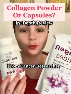 Replying to @April Roark an in-depth look comparing the collagen capsules and powder, thank you for asking I hope this helps! #collagen #collagenpeptides #skincare #jointpain #over40 #over50 #womenshealth 