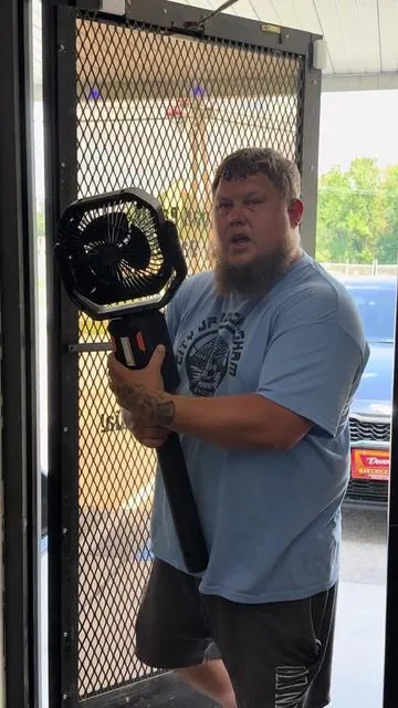 Seems kinda useful for those hot days at the ball field. ⚽️ ⚾️ #millroadpawn #relatable #pawnshop #fyp 
