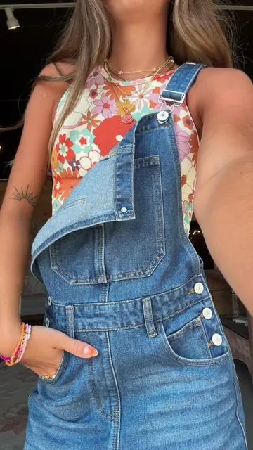 Overalls again;) #fypage #fypシ #foryourpage #summeroutfitinspo #backtoschooloutfitideas #backtoschooloutfit #summeroutfit 