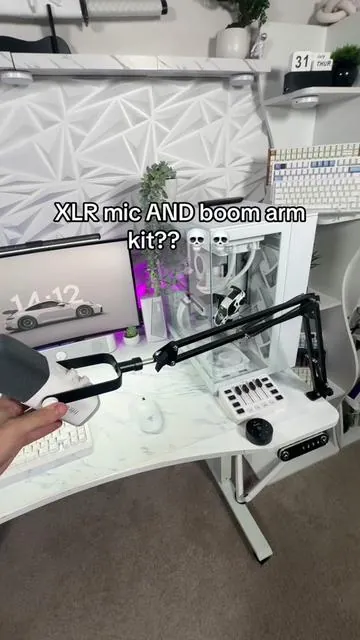 The BEST mic kit you will find in TikTok for the price ☝️ #mic #microphone #gaming #gamingmic #boomarm #fifine #fifineam8 #am8 #review #micreview #mictest #techtok #tiktokshopbacktoschool 