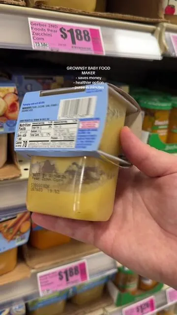 #grownsy #babyfood #babypuree #puree #foryoupage #foryourpage #fypシ゚viral #fypシ 