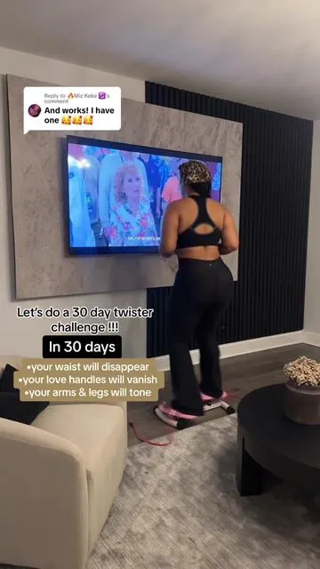 Replying to @🔥Miz Keke ♋️ Lets do a 30 day twister challenge ??? All you have to do is join right from the comforts of your home watching your fav show #merach #stepper #stepperworkout #twistmachine #waisttwistmachine #athomeworkout #athomeworkout #athomeworkouts #fyp #30daychallenge 