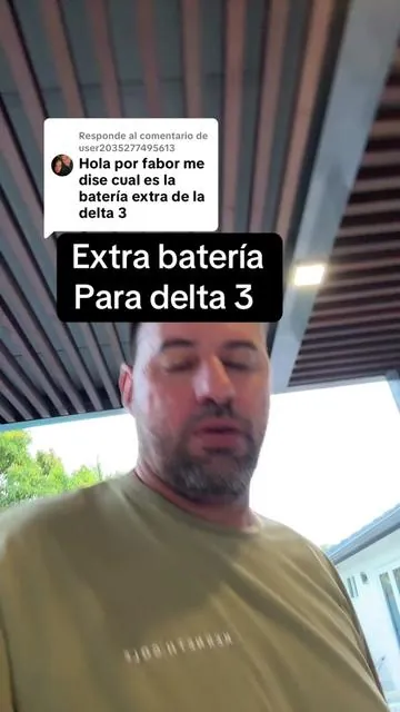 Respuesta a @user2035277495613 bateria extra delta 3