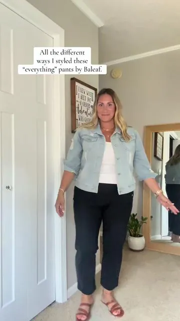 I wish I could express how much I LOVE these pants by @baleaf. #athleisure #workclothes #fashion #midsizefashion 