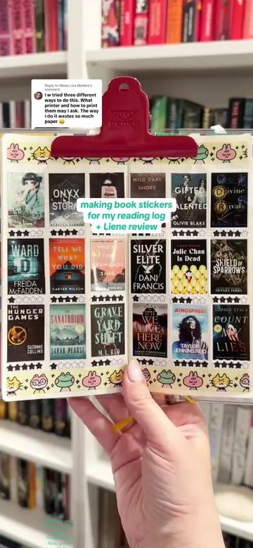 Replying to @Mona Lisa Medina make stickers for my reading log with me! I tried out the Liene PixCut S1 photo + sticker printer and cutter. Here’s my mini review! @Liene #lieneprinter #photoprinter #journaling #liene #readinglog #readingjournal #hobonichi 