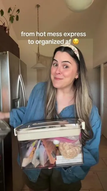 these medicine cabinet storage organizer boxes are my fave home organization finds! It’s so convenient that you can see what's inside without digging and I love how organized the top compartment is. Click the orange cart to grab one on sale today ✨ #storagebox #storageboxorganizer #organizewithme #medicinecabinet #organizedhome #tiktokshopcreatorpicks  #creatorsearchinsights 