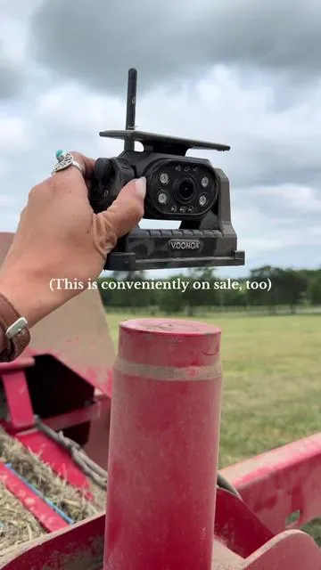 Colin has used this brand for a few years. Thought I would share! #agriculture #hayseason #backupcamera 
