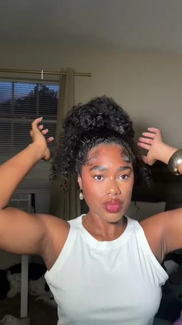 I’m so obsessed with this hair 😩 @OQHAIR @oqhairshop  #tiktoktopwigs#TikTokShopBacktoSchool#oqgluelesswig #oqhair #fyp 
