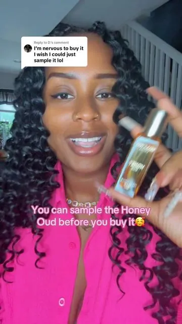 Replying to @D. @BellaVitashop offers samples of the Honey Oud so you can try it out love!  I tagged it for you & anyone else that wants one! Get yours today🥰 #Bellavita #Bellavitahoney #perfumes #fragrances #perfume #fragrancetiktok #fragrancetok #signaturescent #fragrancereview #tiktokshop #tiktokmademebuyit  #tiktokshopblackfriday #tiktokshopblackfriday2025 #tiktokshopmusthaves #fyp #tiktokshopblackfriday #tiktokshopchtistmas #tiktokshopchristmas2025 #tiktokshopchtistmasgifts #tiktokshopblackfridaydeals #tiktokshopcreatorpicks  #smellgood #smelllikeasnack #backtoschool 