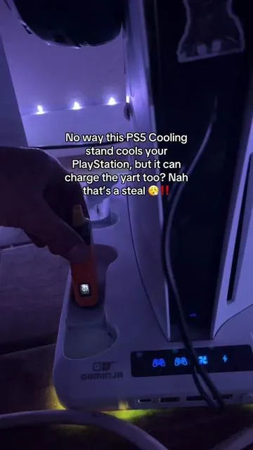 PS5 Cooling stand| Yart Bat not nic #ps5coolingstand #ps5 #gaming #gamer #tiktokshop #tiktokshopgaming #tiktokshopblackfriday #yart #penjamin #zaza #za #targetaudience 