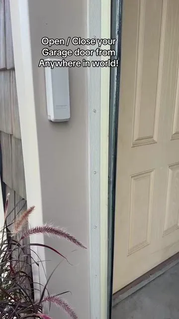 Easily create temporary pins for service people or neighbors. Get alerts every time someone accesses your garage door. #garagedoorkeypad #garagedoor #homesecurity #smarthome #garagedooropener #homegadgets #tiktokshopcreatorpicks 