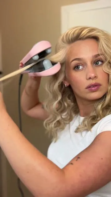 No words needed. It really is this easy. (This is the 1.25 inch) . . . @TYMO BEAUTY US  #waves #hairwaver #hairtutorial #hairtools 