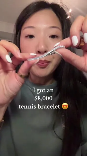 can't recommend this brand enough @PAVOI  #tennisbracelet #pavoitennisbracelet #affordablejewelry #nontarnishjewelry 