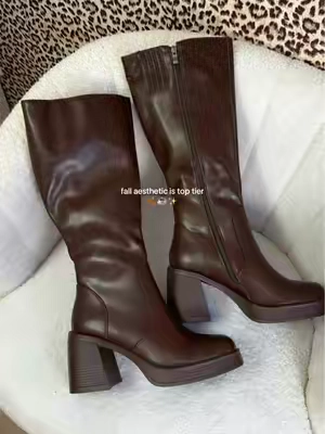 chunky fall chocolate brown boots for my thick calves girlies 🤎☕️✨🍂 #fall #fallboots #fallchunkyboots #fallaesthetics #TikTokShopCreatorPicks #spotlightfinds #ShopLocallyMade  #TechTok #DealsForYouDays #funinthesun #LoveMyHome  #TikTokShopNewArrivals  #TikTokShopJumpstartSale #TikTokShopRestock   #CreatorBoostCamp #TikTokShopRestock #GiftGuide #TTfest #TTSLevelUp #IfYouKnowYouKnow #TikTokShopCreatorPicks #TikTokShopSummerTurnUp #DealsForEveryYou #QVCTikTokSuperBrandDay #OnlyTheOrdinary #SuperBrandDayDFYD #SuperBrandDay #TheOrdinarySuperBrandDay #TikTokShopBacktoSchool 