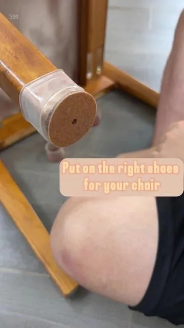 nosie reduction ！ – Now Under $10！ #rubbermatfloorprotectors #ChairLegTips ChairLegCovers #ChairLegProtectors #ChairHack #HomeHacks #tiktokmademebuyit #satisfyingcleans #quietlife #budgetfriendly #HomeEssential