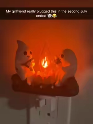 She may be a little bit excited for Halloween and plugged in our ghost light early 😂 #halloween #ghost #spooky #spookyseason #tiktokshopsummerturnup #tiktokshopmemorialday #tiktokshopcreatorpicks #tiktokshopspringsale #dealsforyoudays #tiktokshopsummerturnup #tiktokshopblackfriday #tiktokshopcybermonday #TikTokshopbacktoschool #falldealsforyou #christmasgiftideas 