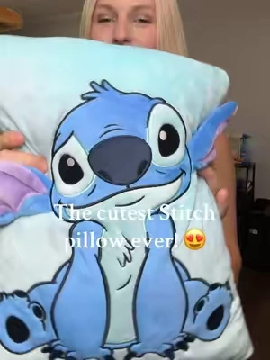 This Stitch pillow is a NEED 💙 #StitchPillow #DisneyTok #CozyDecor #RoomGoals #PillowTok #DisneyDecor #TikTokMadeMeBuyIt #CutePillow #StitchLovers #RoomMakeover #FleecePillow #TikTokFinds #HomeVibes #CozyTok #GiftIdeas #tiktokshopcreatorpicks #TikTokshopbacktoschool #fyp #foryoupage #CuteAndCozy