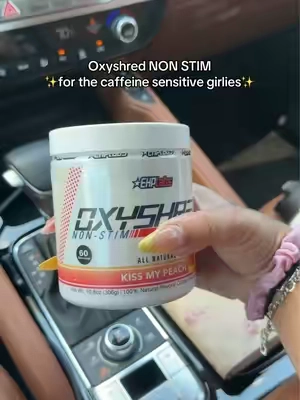 If you prefer your preworkout without caffeine, this is for you! #oxyshrednonstim #oxyshred #preworkout #tiktokshopcreatorpicks #tiktokshop 