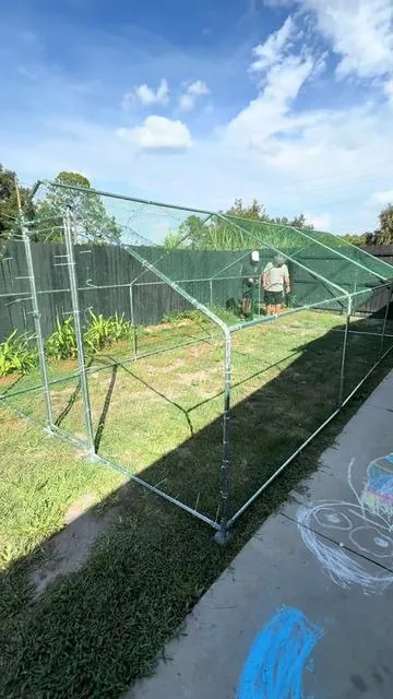 After doing a ton of research, the @Vevor_US 20 foot chicken run/chicken coop was really the best deal I found. It was quick to put together easy to assemble and super effective and affordable. ##chickens##chickencoop##chickenrun##chickensoftiktok##backyardprojects