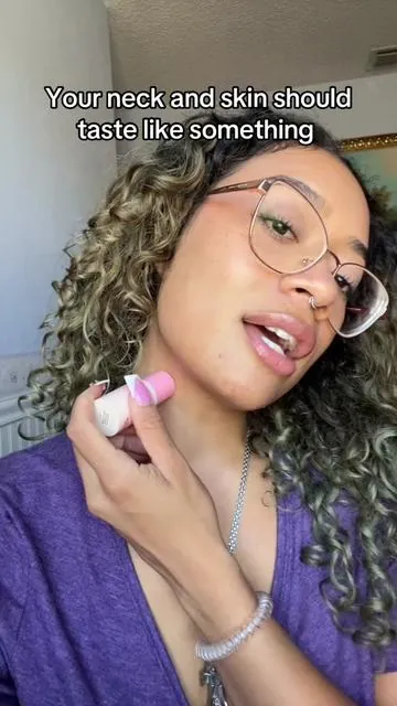 Edible roll on perfume 😋 they even make wipes! #blackgirltok #rollonperfume #edibleperfume 