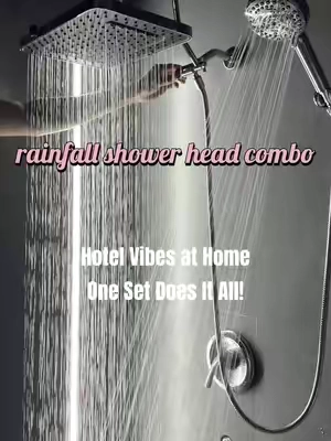Hotel Vibes at Home — One Set Does It All! #shower #showertiktok #bathroomdecor  #bathroom #bathroomremodel #bathroomdesign  #hotelroom #homestyle #CleanTok #cleantiktok #washing  #foryou #fypage #cleaning #bodycare #life #share #Lifestyle  #healthy #homeproject #foru #LifeIsGood #lifeathome