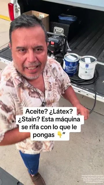 La VEVOR airless sprayer 3000 PSI trabaja con pintura de aceite, látex o stain sin problemas. Solo hay que colar bien la pintura y limpiar la máquina al terminar. ✔️ Con látex, cubres paredes completas en minutos ✔️ Con aceite, pintas puertas y portones con acabado fino ✔️ Con stain, dejas gabinetes y muebles como nuevos Esta es una máquina para pintar profesional, lista para cualquier reto. Ideal para quienes hacen trabajos variados y necesitan una herramienta versátil. Y sí, ahora mismo está en promoción por TikTok Shop Back To School.  #vevorairless #sprayervevor #maquinadepintar #pinturatodoenuno #TikTokShopBackToSchool