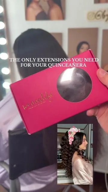 I love affordable things that I can recommend to my girls✨ you don’t need $200+ extensions to have big and gorgeous hair for your day🤍   #latinacontentcreator #fypシ #viral #hairextensions #makeupartist #clipinhairextensions 