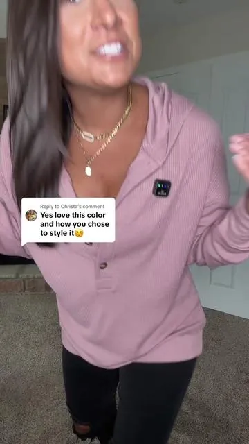 Replying to @Christa You can style this button up hoodie in so many ways this fall! @DOKOTOO-US #longsleeve #longsleevehoodie #buttonuphoodie #falltop #backtoschool #tiktokshopcreatorpicks 