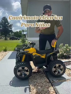 Cuatrimoto eléctrica para niños todo terreno #cuatrimotos #cuatrimoto #giftforkids #toysforkids #electriccar @Aosom LLC #aosom 