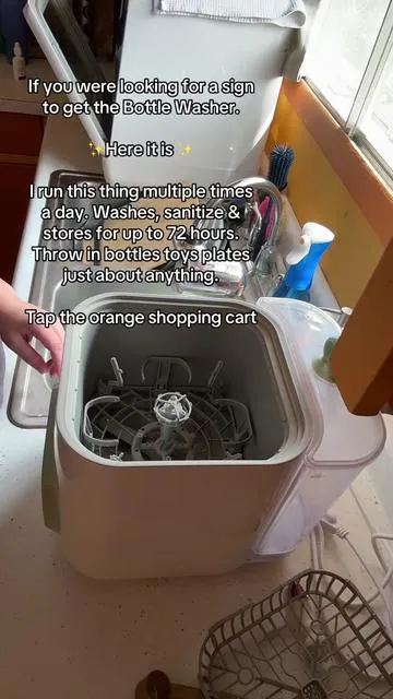 Truly this thing got me through the first months of PP. if you are able to get it I would never stop recommending it. It’s worth the money.  #fyp #momsoftiktok #momlife #momtok #bottlewasher 
