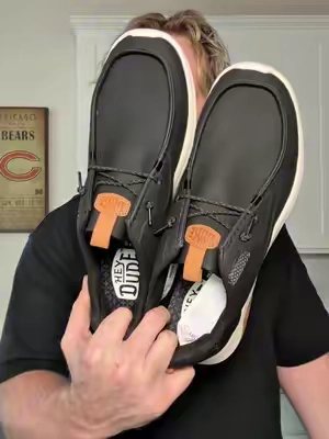 HeyDude shoes?! #heydudeshoes #heydudes #heydude #comfortableshoes #mensshoes #tiktokshopcreatorpicks 