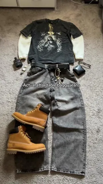 Affordable and tuff baggy jeans #baggyjeans #baggypants #baggyclothes #baggyfit #baggy #jeans #mensjeans #streetwear #StreetFashion #mensfashion #outfitsinspo #outfitsideas #mensoutfitinspo #mensoutfitideas #giftideas #giftsforhim #giftsformen #giftsforboyfriend 