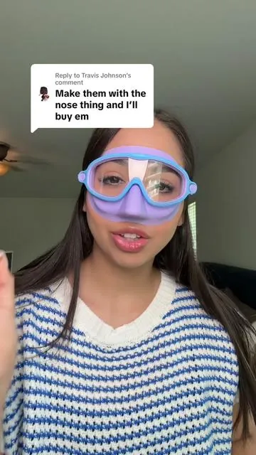 Replying to @Travis Johnson they do have goggles with the nose covering! #GogglesKid #ClipOnGoggles #SwimGoggles #KidsGoggles #swimming #gogglesforswimming #poolaccessories #swimminggoggles #biggoggles